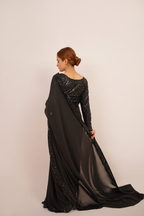 Starry Sparkle Saree - Image 4