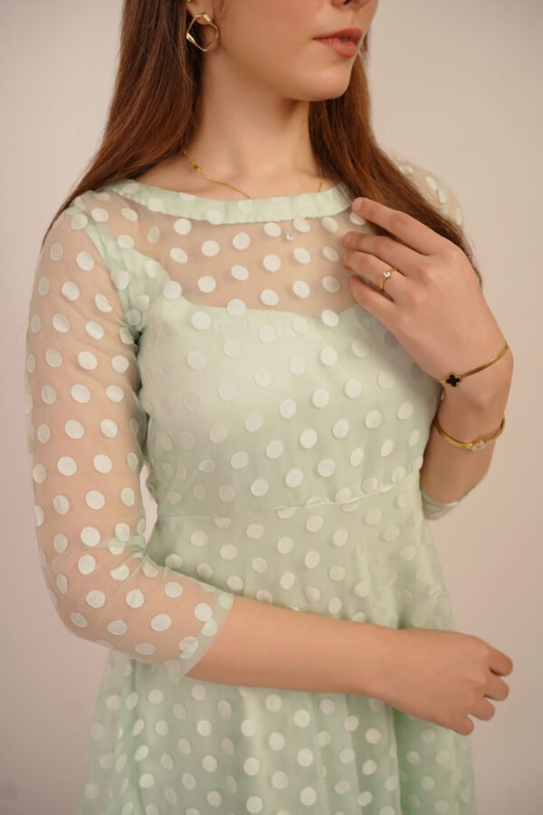 Minty Polka (Dress) - Image 4