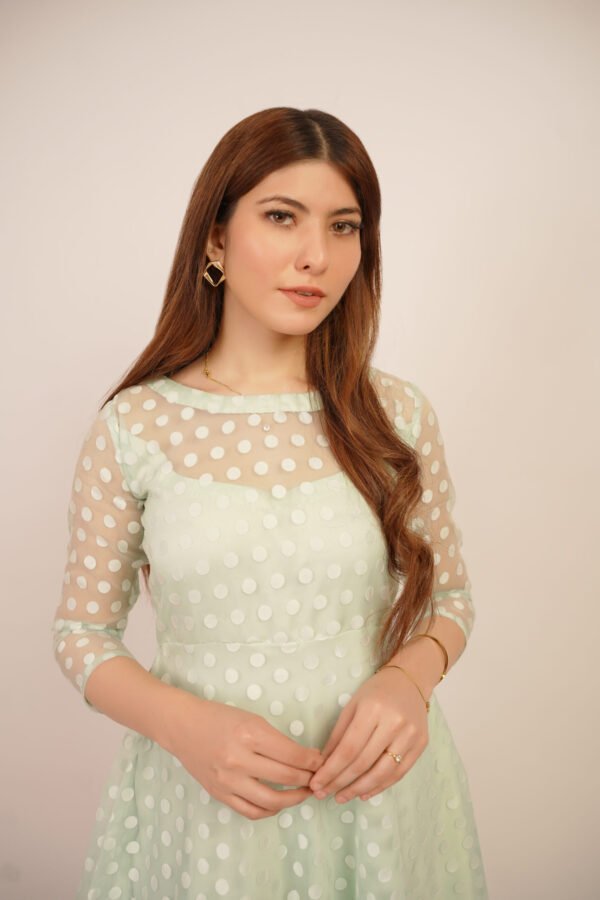 Minty Polka (Dress) - Image 3