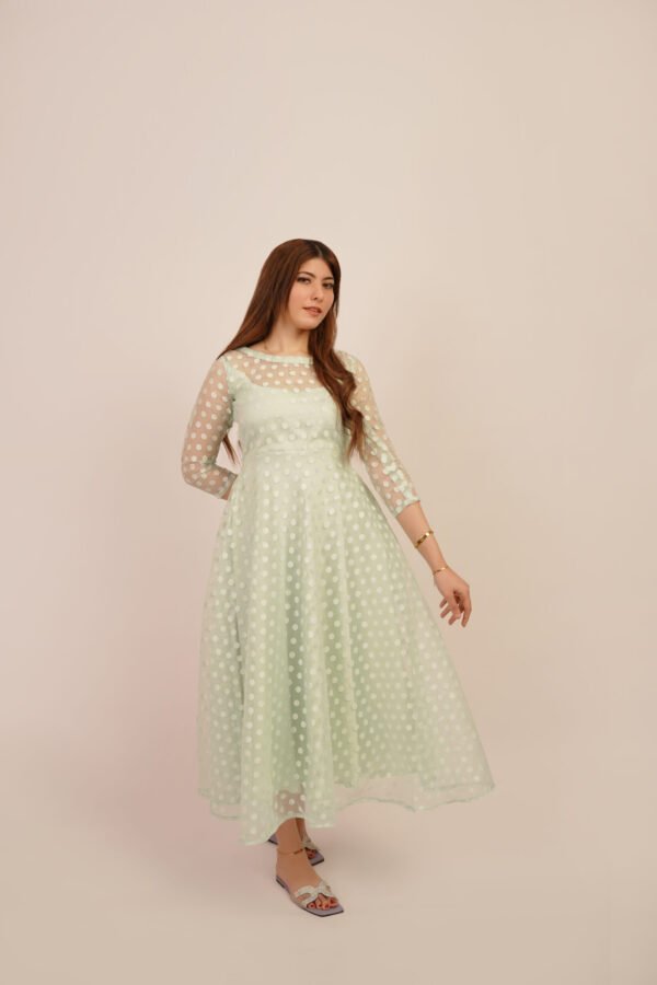Minty Polka (Dress) - Image 6