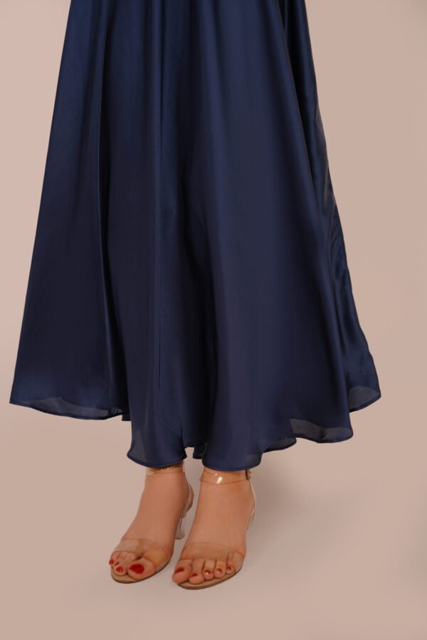 Blue Bliss Silk Dress - Image 5