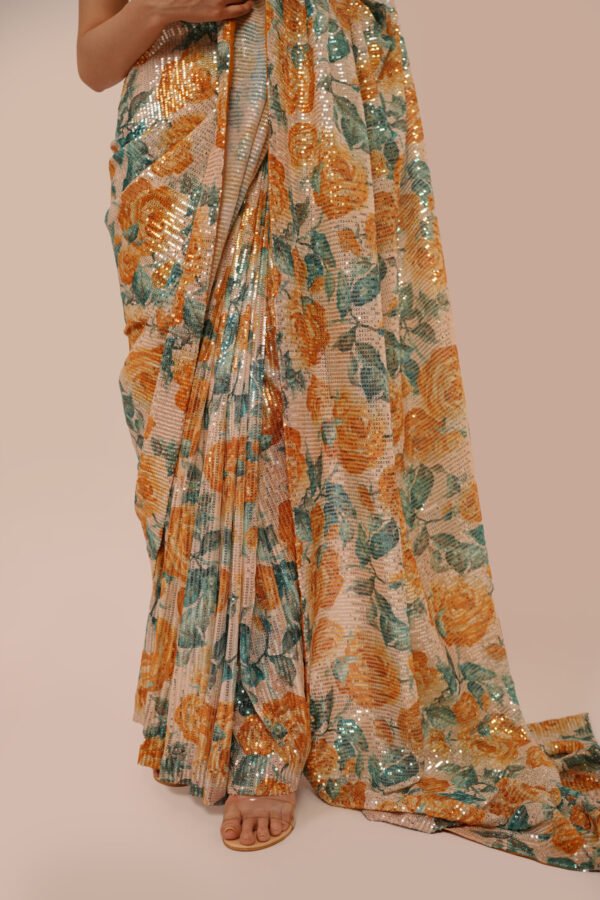 Sunbeam Mirage Saree - Image 3