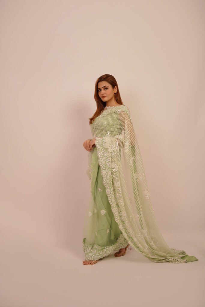Verdant Veil Saree